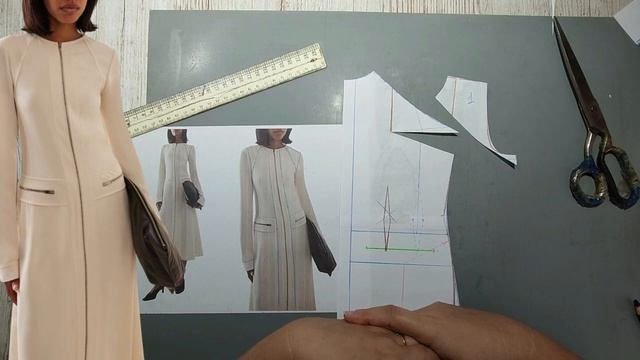 Моделирование. Платье для приятных вечеров. Выкройка № 1867.