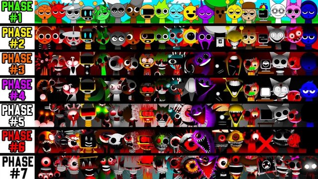 INCREDIBOX SPRUNKI: ВСЕ ГЕРОИ СХОДЯТСЯ! 🔥 ФАЗЫ 1‑4 И 7 — КТО ВЗОРВЁТ ЧАРТ? 🎧💥🎤