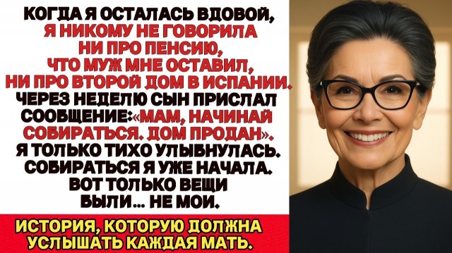 После смерти мужа я так и не сказала сыну, что у нас есть дом в Испании. И слава богу что промолчала