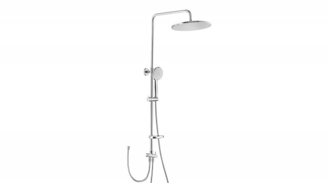 Распаковка семейного душа с нижним подключением и верхним душем 300 мм Swedbe Calypso 5101