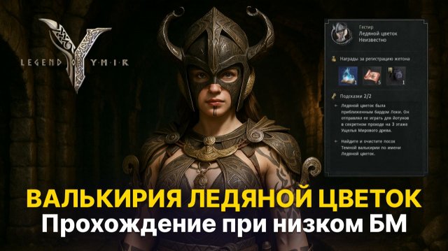 👾 Как пройти Ледяной Цветок | Гайд на Темную Валькирию  Legend of Ymir