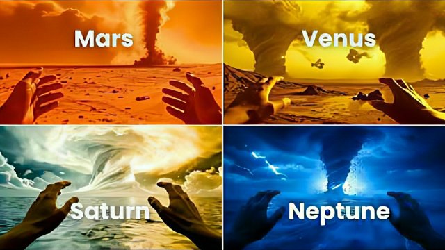 Как выглядят торнадо на различных планетах. Прогулка по торнадо