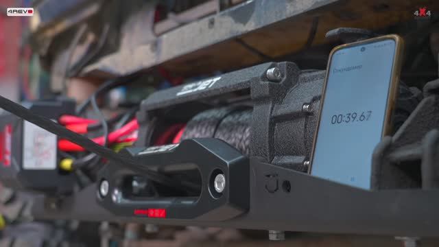 Самая быстрая лебедка 4Revo - установка и тест скорости свободной намотки 4REVO JET 9000s