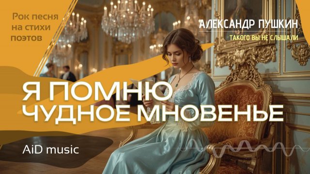 [Я помню чудное мгновение] - Пушкин, как вы его ещё не слышали! Рок-баллада [ИИ]