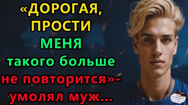 Истории из жизни. Дорогая, прости меня. Такого больше не повторится, умолял Аудио рассказы