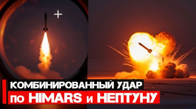 Комбинированный удар ОТРК Искандер и БПЛА Герань 2 Атака РСЗО Himars и БПРК Нептун