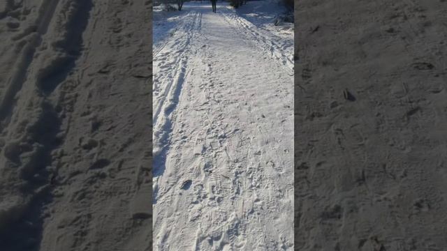 С Марусей в парке.