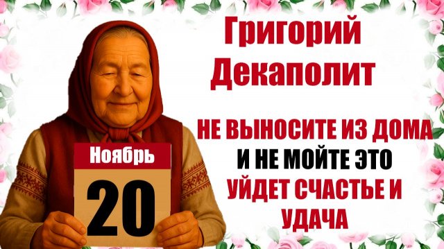 20 ноября праздник церковный календарь Предпразднство Введения что нельзя сегодня, приметы, традиции