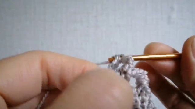 3Д узор крючком