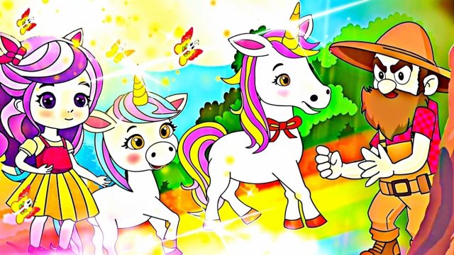 Единорожка и радуга