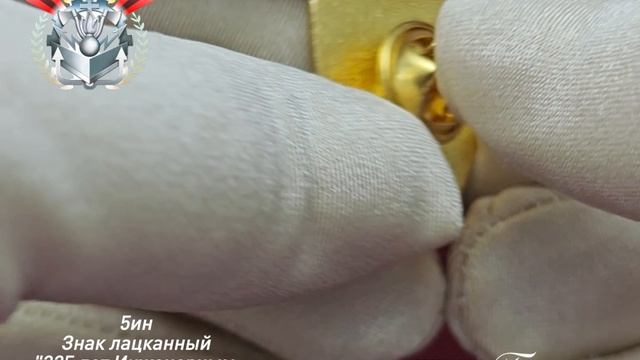 5ин Знак лацканный "325 лет Инженерным войскам России"