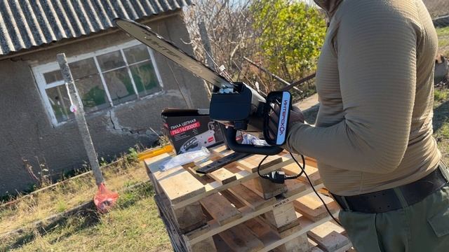 Приобретение маленькой помощницы на дачу. Покупка электропилы