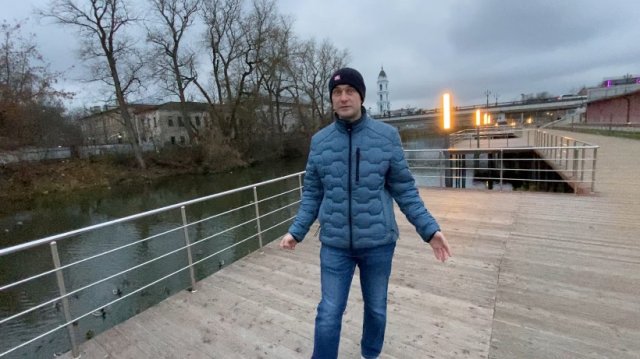 Прогулки по подмосковному Ногинску. Набережная реки Клязьмы