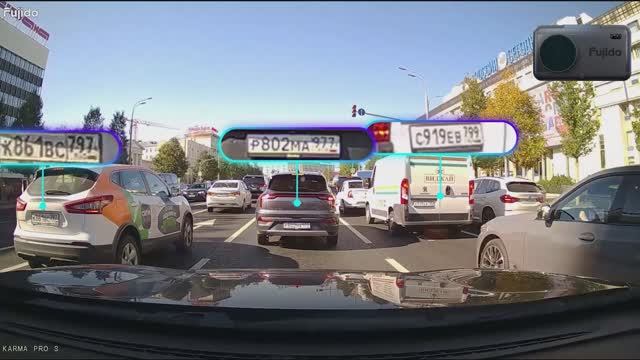 Fujida Karma Pro S WiFi - дневная и ночная съёмка