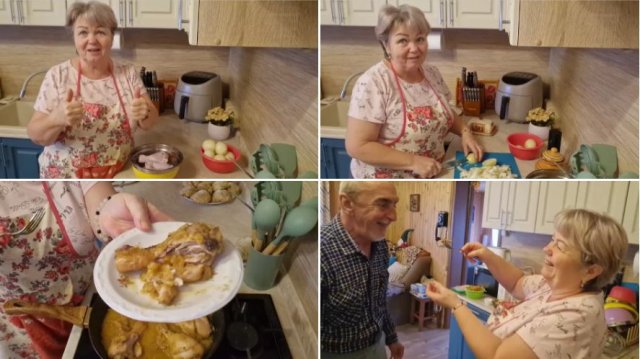 ГОТОВИМ КУРОЧКУ С ЛУКОМ ПО - ЕВРЕЙСКИ, ЭТО НЕОБЫЧНО ВКУСНО.