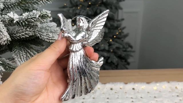 Ёлочная игрушка АНГЕЛ ПАРИСА, пластик, 12 см, 521171-1