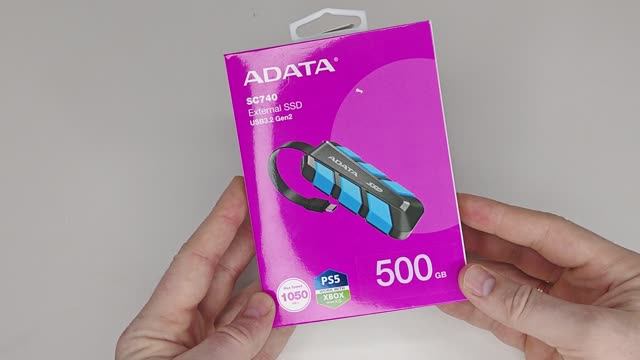Внешний SSD ADATA SC740 Обзор и тест