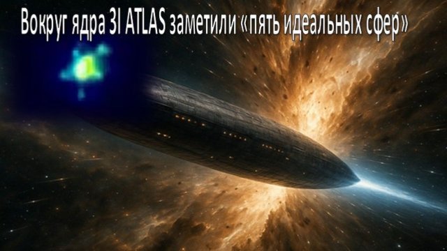 Вокруг ядра 3I ATLAS появилось «пять идеальных сфер» — космическое совпадение или новая аномалия