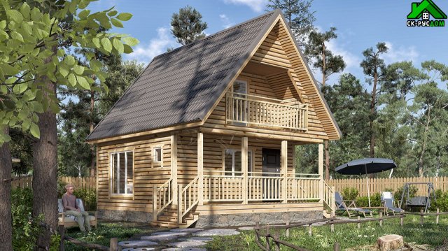 Проект с мансардным этажом