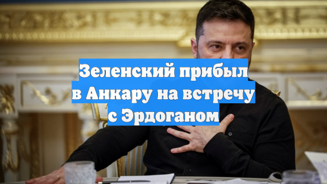 Зеленский прибыл в Анкару на встречу с Эрдоганом