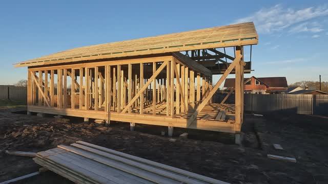 Строительство каркасного дома в Зеленино. Каркасные дома Строй Профи Рязань