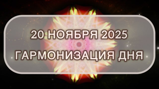 Гармонизация дня 20 ноября 2025. Трансформационная МЕДИТАЦИЯ. Позитивные вибрации.