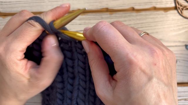 Шапка спицами Мастер-Класс | Шапка спицами из толстой пряжи МК