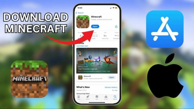 МАЙНКРАФТ НА ➜ АЙФОН ЛЕГКО! БЕСПЛАТНО! БЕЗ РЕГИСТРАЦИИ!