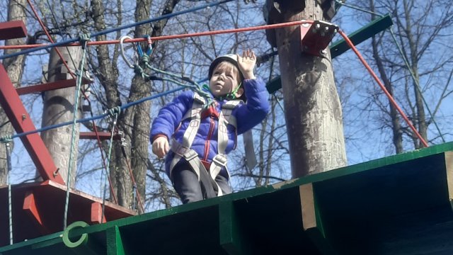 Верёвочный парк.