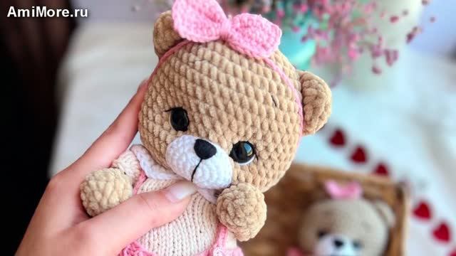 Амигуруми: схема Мишка в ладошку | Игрушки вязаные крючком