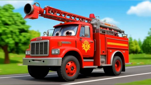 Машинки. Большие машинки. Развитие ребенка.