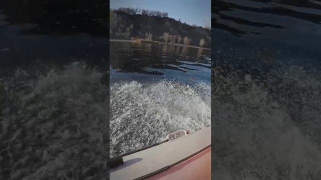 Тест на воде: 9.9(20) л.с. 4Т тащит 5 человек