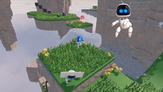 Астробот летает в облаках. Любимая игра на PlayStation 5 (PS5)