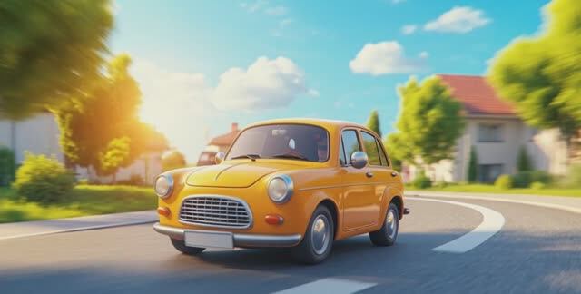 Колеса и смех: веселая поездка мультик