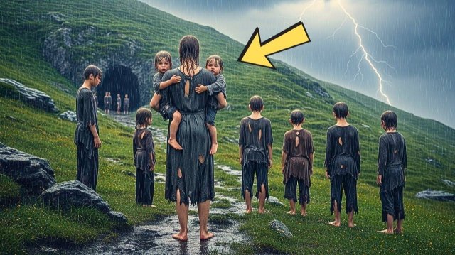 БЕДНАЯ вдова спряталась в ПЕЩЕРЕ во время БУРІ — но ув