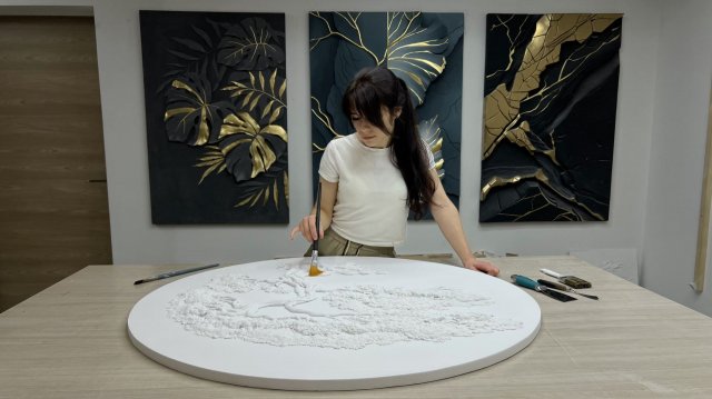 Так звучит творческий процесс. Барельеф. ASMR.