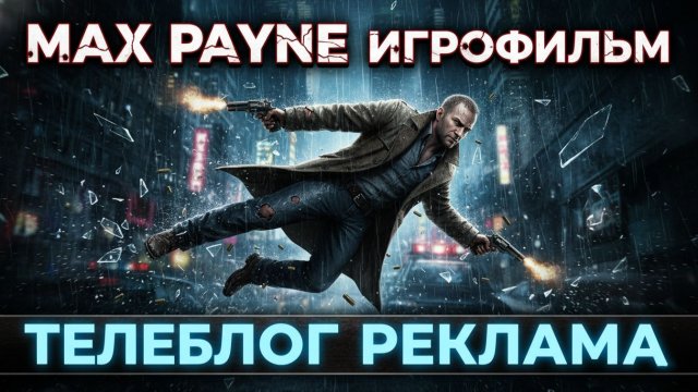 Max Payne Игрофильм. Телеблог реклама