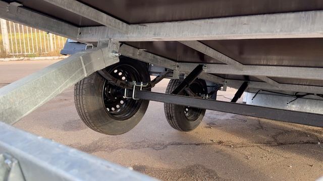 Самосвальный двухосный прицеп 3м