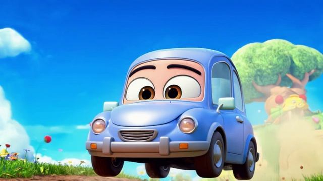 Автомобильные мечты: мчимся по радуге мультик