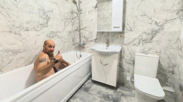 Санузел в Новороссийске. Весь процесс.