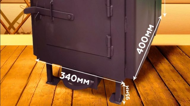 Печь для бани "Люкс-Огонек" с каменкой 2 мм