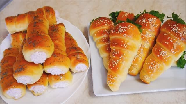 Что приготовить на Новый Год . Рожки с САЛАТОМ и ЗЕФИРНЫМ кремом