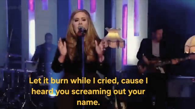 ADELE - SET FIRE TO THE RAIN