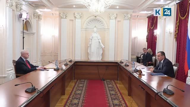 Кондратьев встретился с главой партии «Справедливая Россия» Сергеем Мироновым