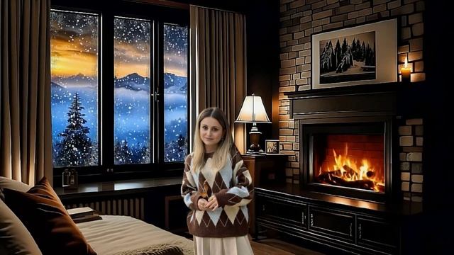 Вечер зимний и холодный , хочется тепла!