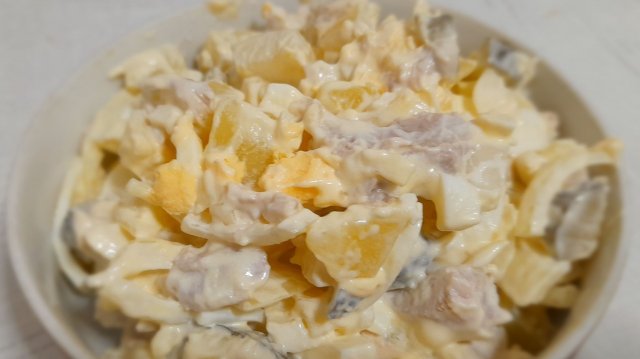 Салат с мясом