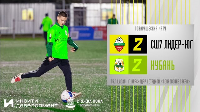 СШ7 Лидер-Юг - Кубань | 15.11.2025 | Обзор матча