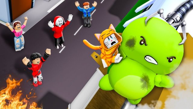 Джей Джей и брат-мутант Майки! Анимация Роблокс