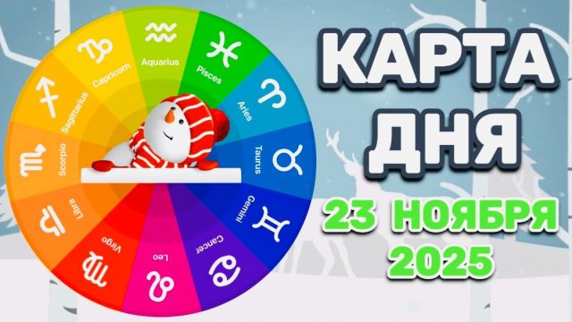 "КАРТА ДНЯ" на 23 НОЯБРЯ 2025 года (Оракул "КАЛЕЙДОСКОП")!!!