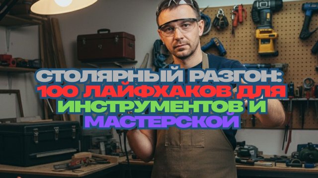Столярный Разгон: 100 Лайфхаков Для Инструментов и Мастерской